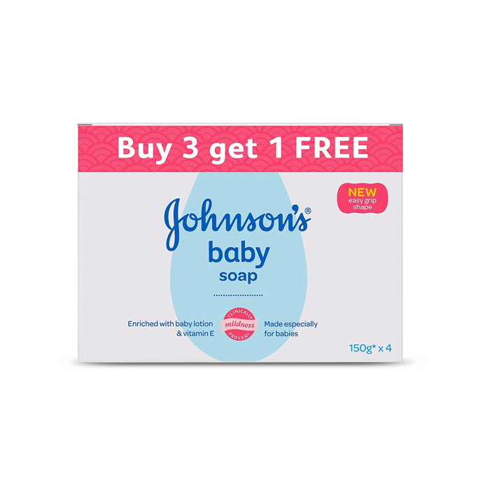 Johnsons baby soap (buy 3 get 1 free)